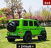 24Volt Mercedes-Benz G63 Painting Black Matt with 2.4G R/C under License