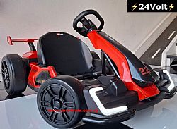 24Volt Drift Go Kart Red