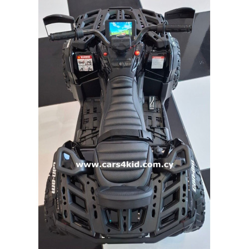 24Volt CAN-AM Outlander 4x4 Painting Black with 2.4G R/C under License