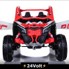 24Volt CAN-AM Maverick 4x4 Painting Red with 2.4G R/C under License