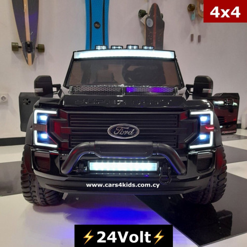 24Volt Ford F450 Super Duty 4x4 Painting Black with 2.4G R/C under License